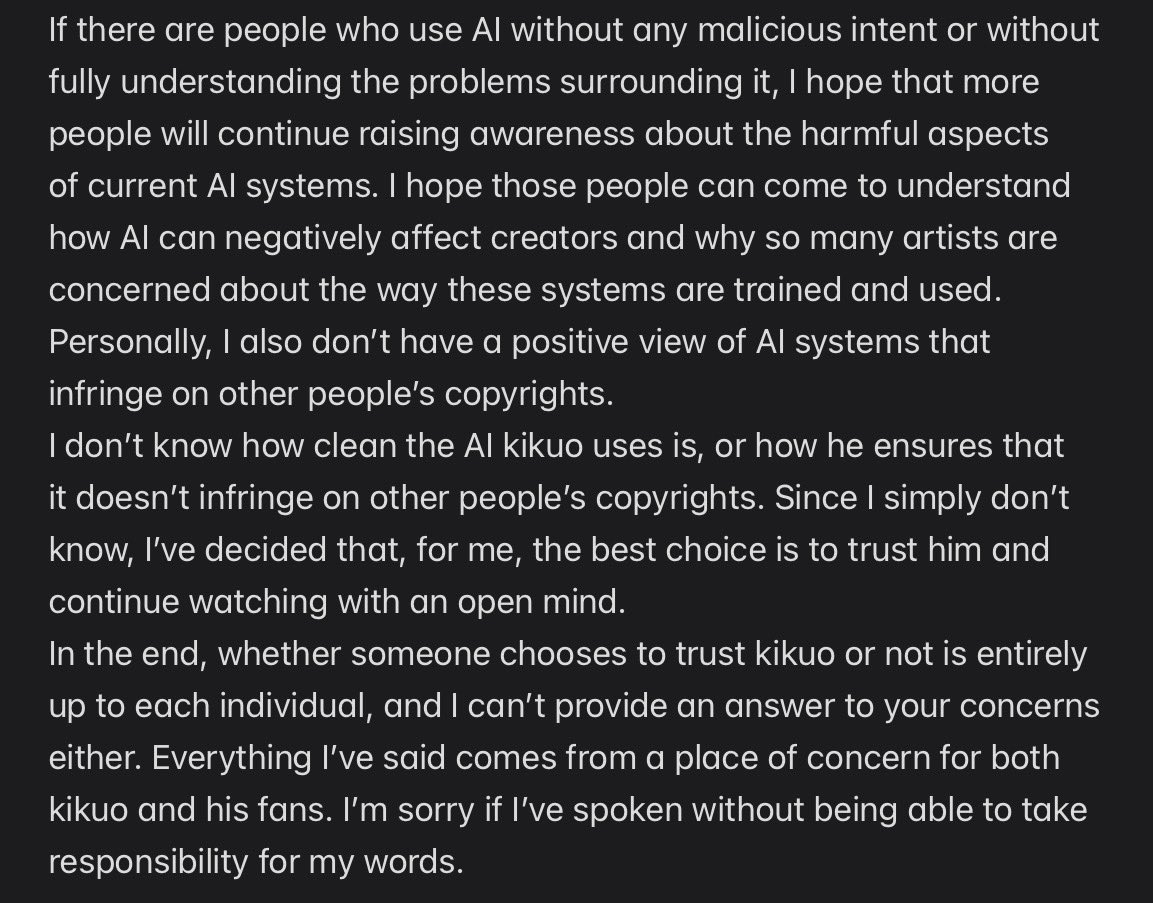 710_DAIZU's tweet photo. @chtosomnoinitak @kikuo_sound I'm using a translator, so I'm sorry if there's anything strange.

This is what I wanted to tell you.

I just wanted to believe in him, but I thought it would be nice to reassure the fans who couldn't get the chest... https://t.co/ciX76zVdOY