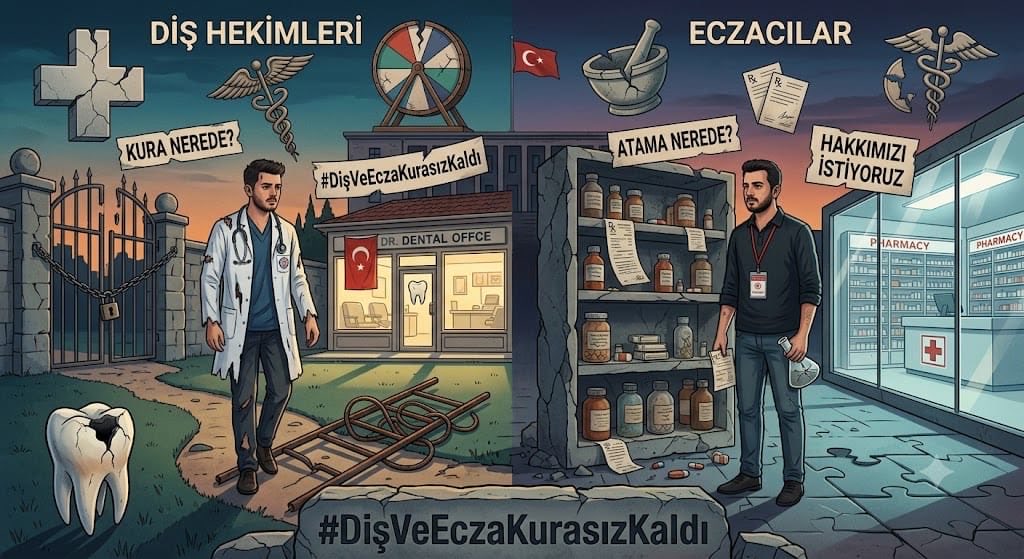 lehveeOhsa's tweet photo. Aylardır atama bekleyen diş hekimleri ve eczacılar için 2026 2. kurası tam bir hayal kırıklığı oldu; tek bir kadro bile açılmadı!

#DişVeEczaKurasızKaldı
@suayipbirinci @erolozvar @YuksekogretimK @drmemisoglu @profokumus_ @RTErdogan
@dryasinerkoc @saglikbakanligi
@memetsimsek https://t.co/Audr0UCtw4