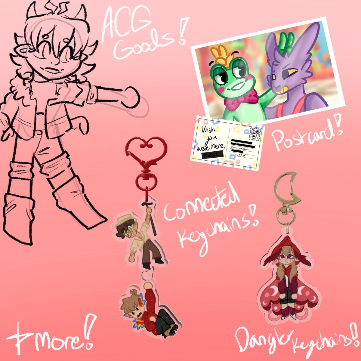 tempestdrops's tweet photo. As my commissions have fallen to the wayside, I have shifted my focus to my ACGGoods shop!! I’m uploading new products all the time, and I take requests for new characters and products as well! 

Commissions are still open, but for now, this will be my main focus!

Link below vvv https://t.co/p7kuNoVhkt