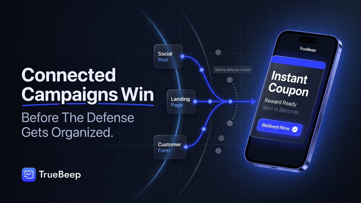 getTrueBeep's tweet photo. The fastest campaigns aren't rushed.
They're connected.

#TrueBeep https://t.co/OjTA2tPWRn