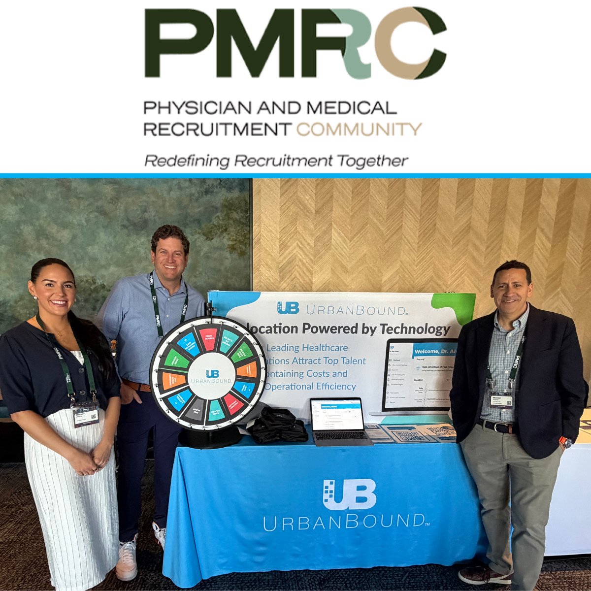 UrbanBound's tweet photo. Another great PMRC in the books! Thank you to everyone who stopped by the UrbanBound booth. We truly appreciate the conversations and look forward to continuing them beyond the conference. #PMRC #HealthcareRecruitment #TalentMobility https://t.co/BP4Xjj3Wrg