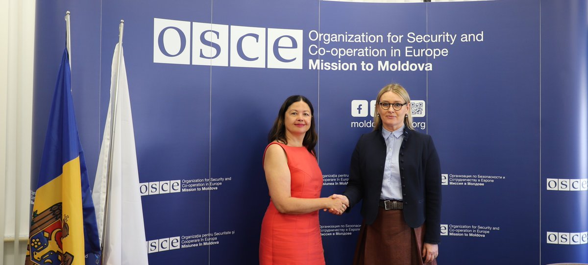 HartmannIzabela's tweet photo. Great exchange with the EU's Special Representative Audronė Perkauskienė on the current state of affairs in the Transdniestrian settlement process and @OSCEMoldova efforts to promote concrete solutions in the interest of people on both banks. https://t.co/XOK0OdTn3k