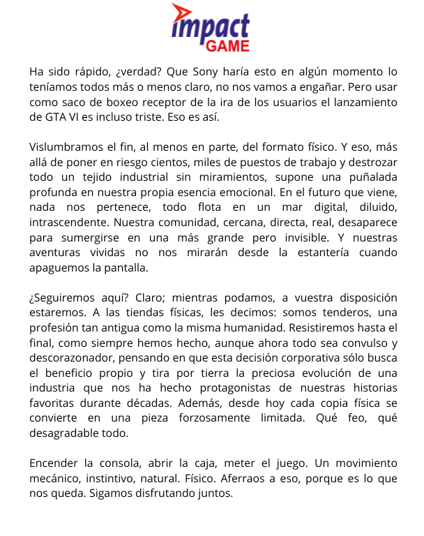 ImpactGame_es's tweet photo. Sobre las últimas y descorazonadoras noticias que han llegado en las últimas horas. https://t.co/1KfHc4KdOf