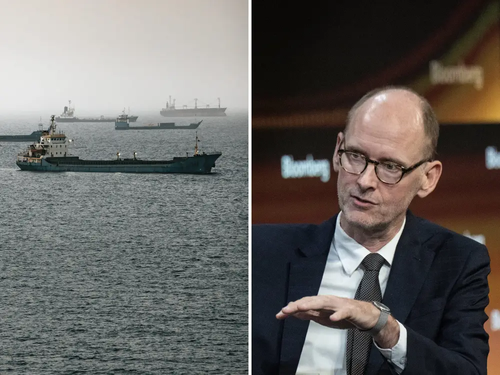 SeanRyderCFP's tweet photo. Oil prices have slid back toward pre-war levels as crude flows pick up in the Strait of Hormuz. Apollo's top economist Torsten Sløk says lower oil prices may lead to higher inflation. "The reopening of the Strait of Hormuz will furt https://t.co/dpVL90JoX1 https://t.co/liyg8SriGj