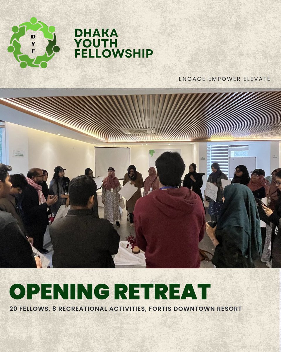 dyf_officialbd's tweet photo. Reflecting on where it all began! ✨
Throwing it back to our very first Dhaka Youth Fellowship cohort. From our Opening Retreat to collaborative sessions, Cohort 1 truly lived our mission: Engage, Empower, Elevate.

The organizers are gearing up for by the way🙂‍↕️
#fellowship https://t.co/Vkz4Ezqon6