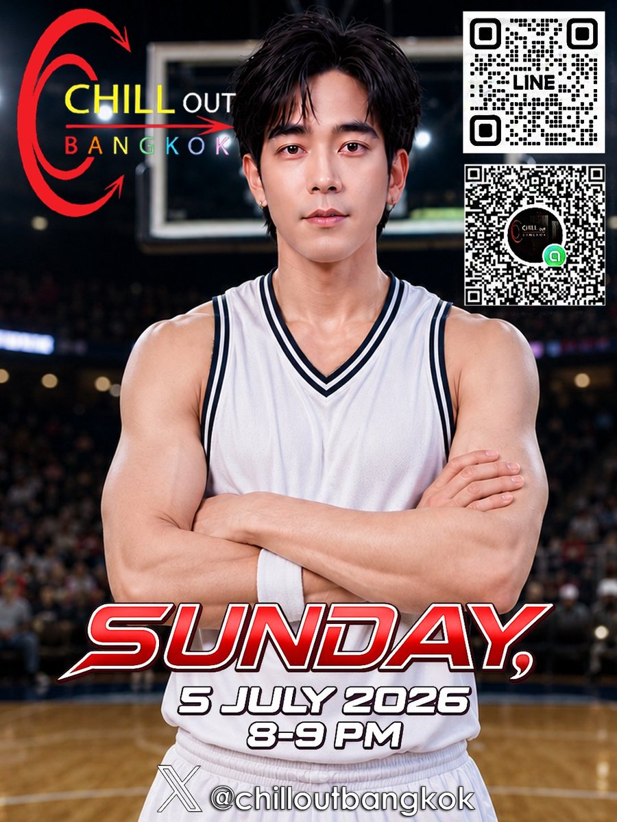 chilloutbangkok's tweet photo. 📢📢📢📢 !!!
วันอาทิตย์ ที่ 5 กรกฎาคม 2569
ประตูเปิด 14.00-24.00 น.
💥ค��าบริการ 240 บาท
💥บัตรสะสมแต้ม รับ 1 แต้ม
💥แจกบัตรสมนาคุณพิเศษ 160 THB
💥เช็กอินและแชร์ร้านฯ 200 บาท
💥วันเกิด 120 บาท
💥อายุ 20-25 ปี 120 บาท
💥มีแขกรับเชิญพิเศษ 20.00-21.00 น.
💥หลัง 22.00 น. 120 บาท

แล้วพบกันที่ ..
@chilloutbangkok
รถไฟฟ้าสายสีเหลือง
สถานีลาดพร้าว 101 ทางออก 3
ห่างจากสถานี 180 เมตร
หรือมาตามแผนที่ร้าน:
https://t.co/OnuD0WqD9T

💥เพื่อความสะดวกต่อตัวท่านเอง แนะนำให้ท่านเดินทางด้วยระบบขนส่งสาธารณะแทนการนำรถยนต์ส่วนบุคคลมายังร้าน

💥เพื่อสิทธิประโยชน์ของตัวท่านเอง โปรดศึกษารายละเอียด���งื่อนไขการใช้บัตรฯและสิทธิ์การได้รับบัตรฯต่างๆโดยละเอียดตามที่เคยแจ้งไว้ก่อนหน้า

💥เงื่อนไขทั้งหมดเป็นไปตามบริษัทกำหนด��ละโปรโมชันอาจเปลี่ยนแปลงได้ในอนาคต

Line OpenChat:
https://t.co/8yYIeSP9Fm

X : https://t.co/aHeEG37cJB

TikTok:
https://t.co/xjYNTmNXpE

CHILL OUT BANGKOK
ขอขอบคุณทุกท่านครับ🙏

#chilloutbangkok #saunainbangkok #saunainthailand #gaysauna #gaysaunainbangkok #lgbtsauna