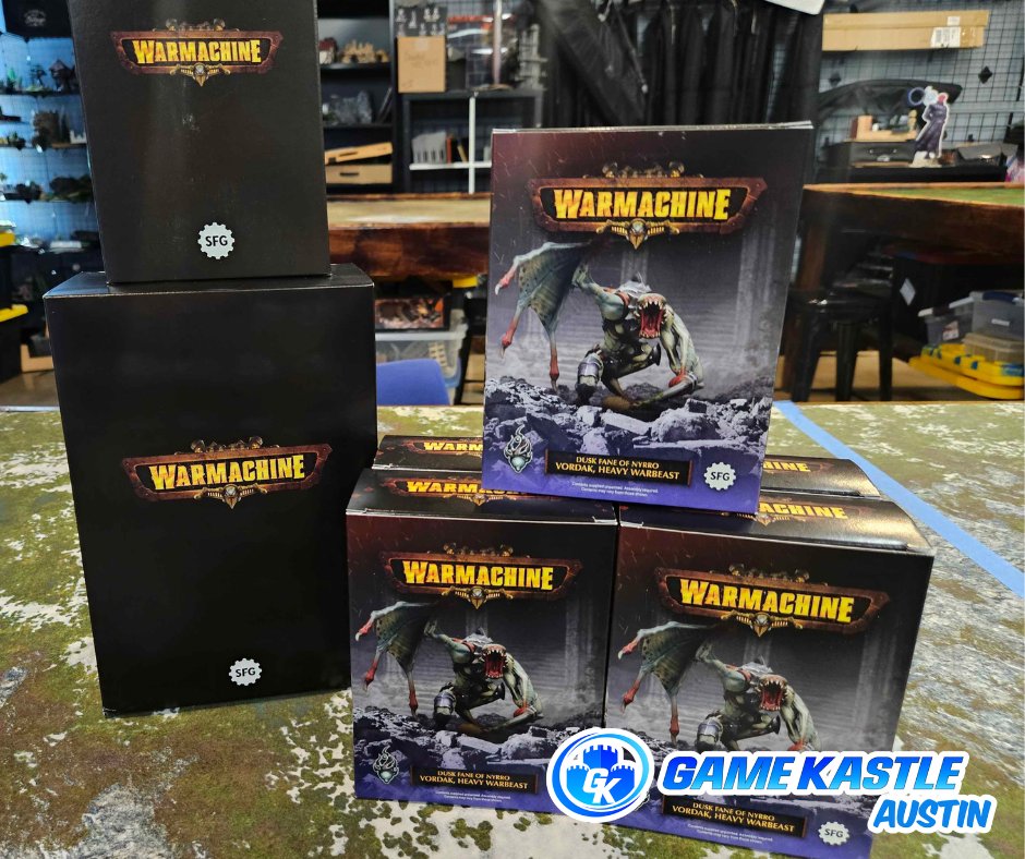 Game_Kastle_Aus's tweet photo. We received a few new Warmachine boxes! Come check out what's new, we host Warmachine regularly on Sundays at 3pm.
#Warmachine #miniatures #tabletop #Austin #atx #austintx https://t.co/MuUmqVv5r5