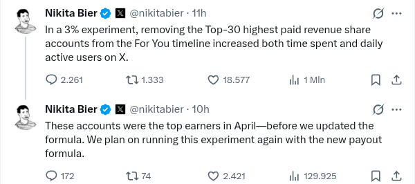Rainmaker1973's tweet photo. No. There's no way back and the countdown started. This guy runs "experiments" whose results no one can see. Abuse of power cannot be won on social media.

Time to plan other alternatives, even though I spent a lot here, 12 years and given my health situation I don't have all the choices open.