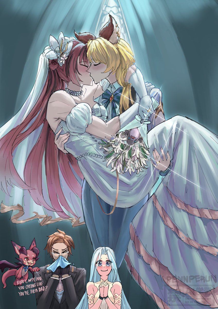 PennPerun's tweet photo. Love 6 Years in the Making #MariMeg #GranblueFantasy https://t.co/59QYmf9HtF