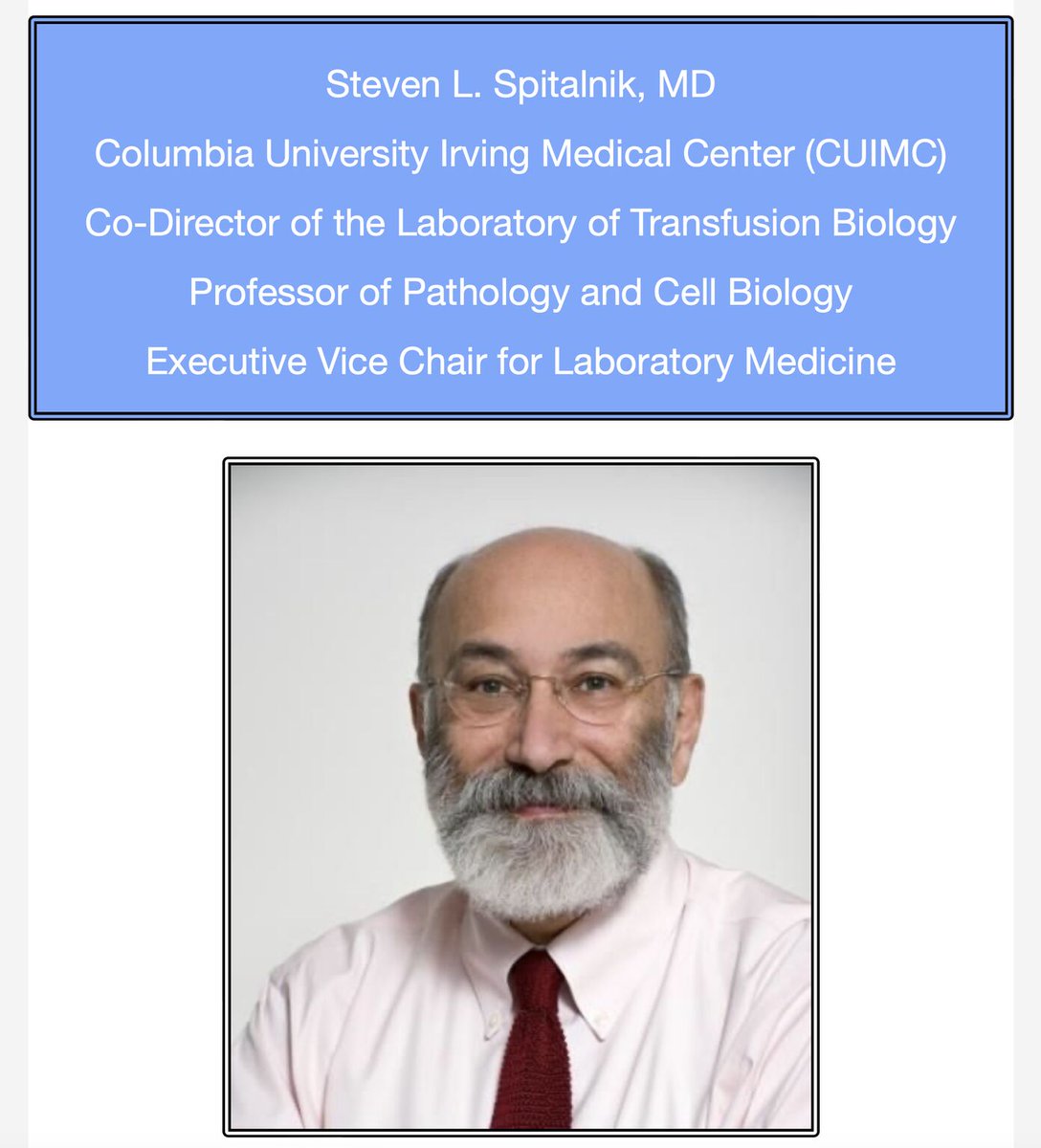 theTHORnetwork's tweet photo. Happening today at 11 AM EDT: THOR’s free webinar.

Blood Products as Pharmaceuticals: Should that be our Goal?

Presenter: Dr. Steve Spitalnik
Join today. No registration required: https://t.co/92yo89uPQl

#THORNetwork https://t.co/66x2E6noDM