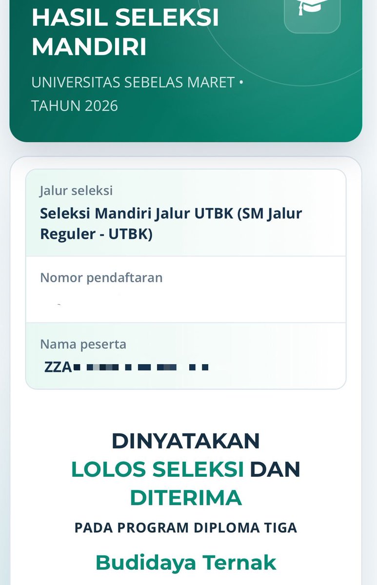 onylchild's tweet photo. Ya Allah Alhamdulillah terimakasih UNS udah nerima aku apa adanya, Semar Muda tahun ini🥹💕 https://t.co/n6KgCJONOQ