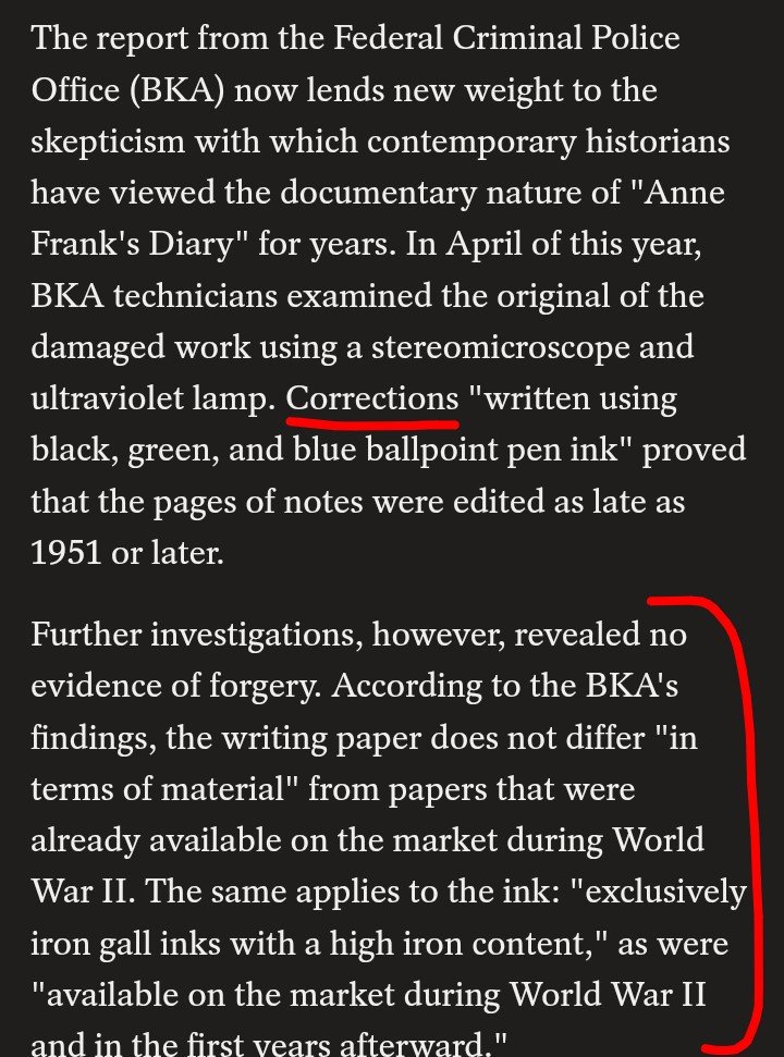 Duo52432443's tweet photo. @petal2511 @Vika09006261 And even the last paragraphs of the Spiegel article supports BKA's 2006 report. https://t.co/II9zEWb8Rc