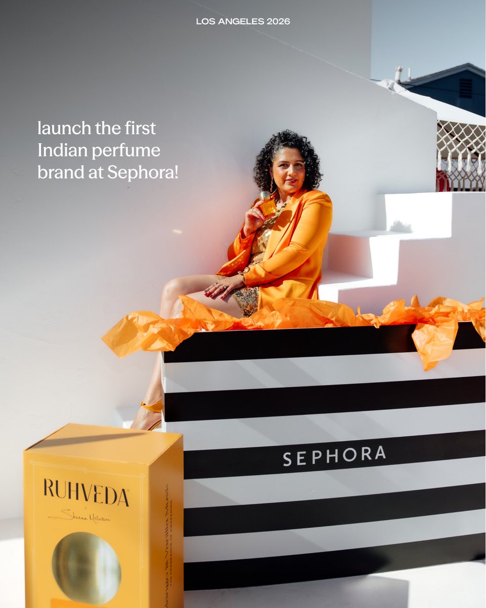 RUHVEDA's tweet photo. I grew up in Chandigarh, where jasmine, sandalwood, and mango scented the air. I never knew those smells were home until I left. Years later, standing in Sephora, I searched for that feeling and found no trace of India. So I created Ruhveda to bring a piece of home to the world. https://t.co/iOqVsDbf3O