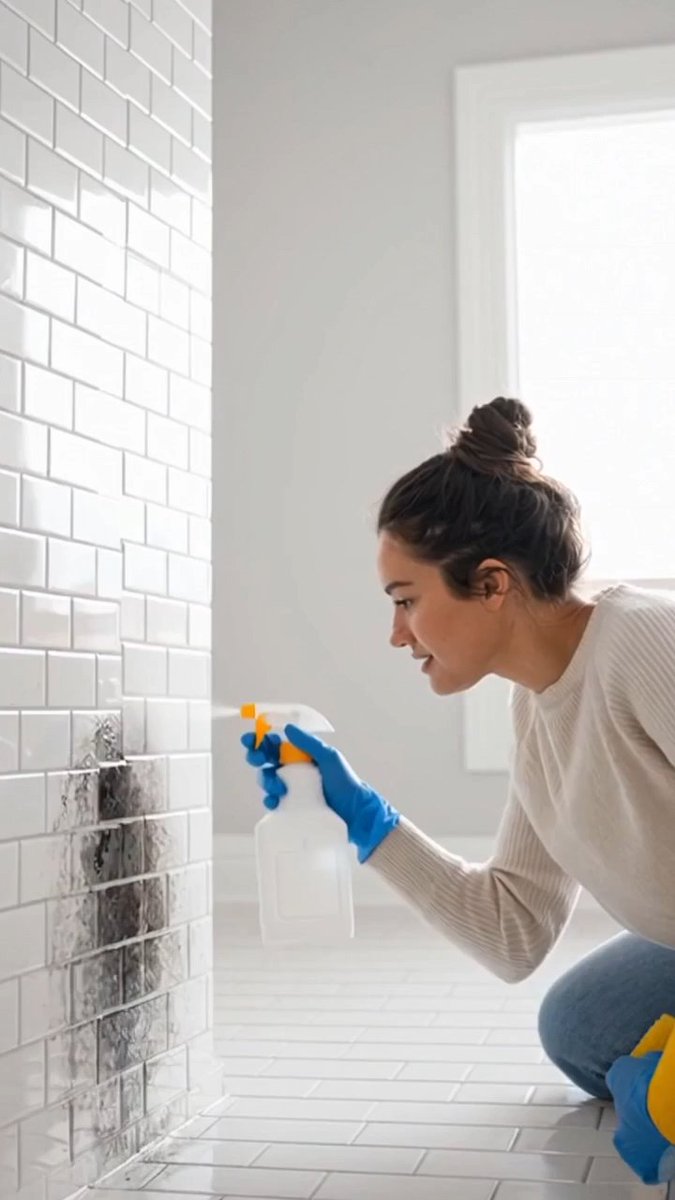 EaseDry's tweet photo. Bleach doesn't kill mold. It just bleaches the color out of it. https://t.co/PJqxpTagyy