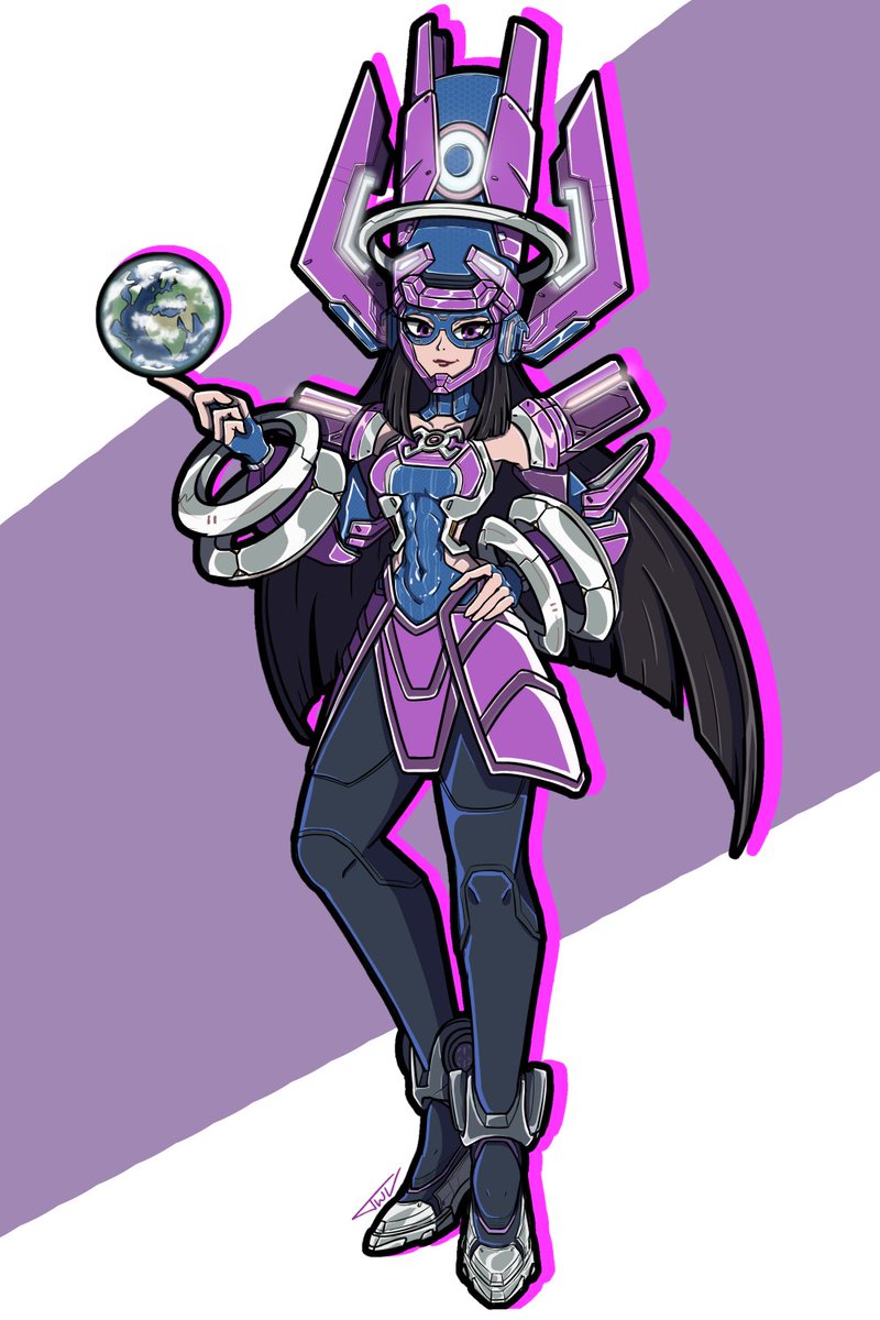 TheWeebLich's tweet photo. I'm back after a short break!
Drawing Galacta was long overdue!

I also started an account on a funny site where you can find alternative versions, polls, a Discord server, and more. 
Check out my bio!

#galacta #marvelrivalsㅤㅤ https://t.co/16AxLNK4vC