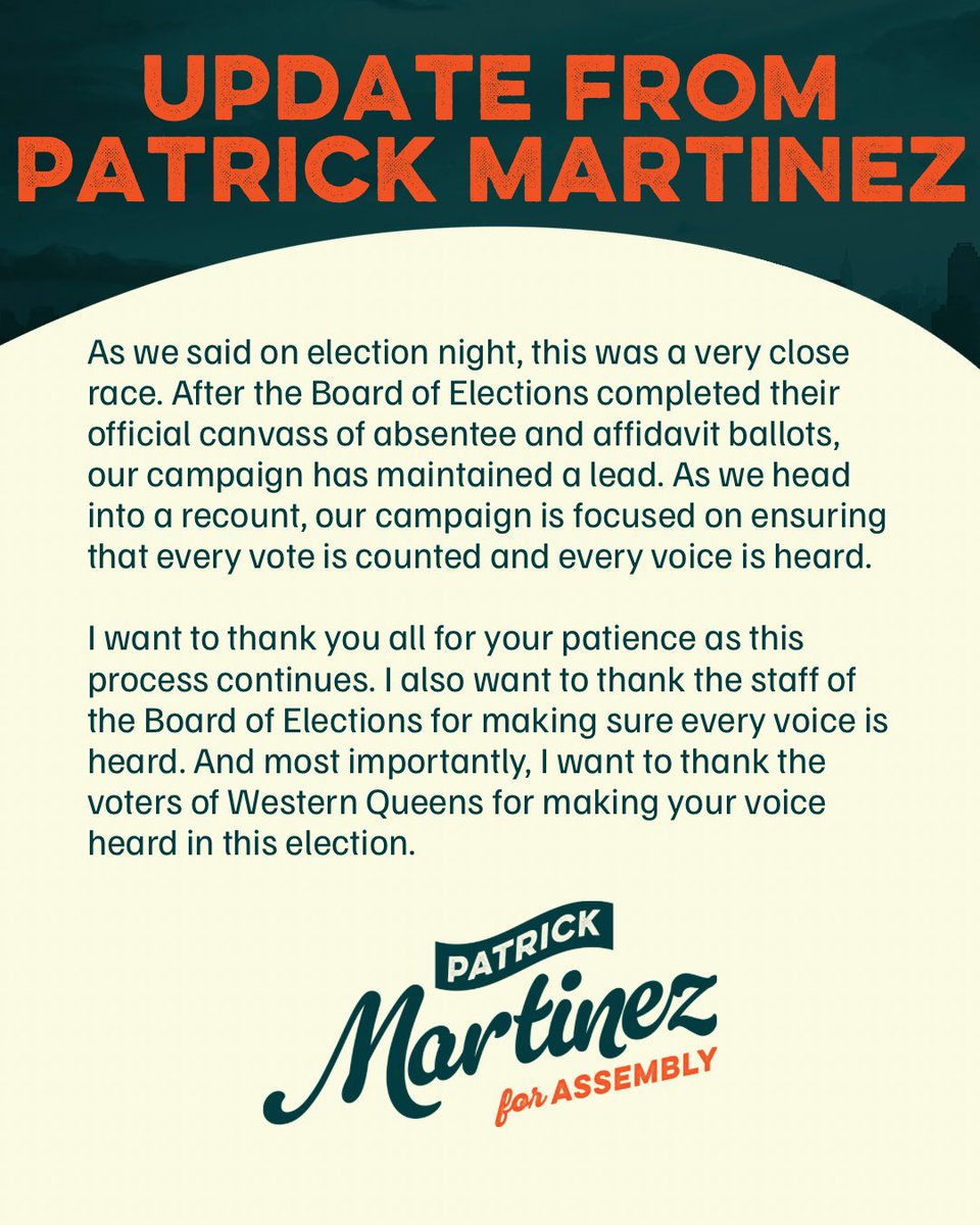 Patrick Martinez (@Martinez4Queens) / Posts / X