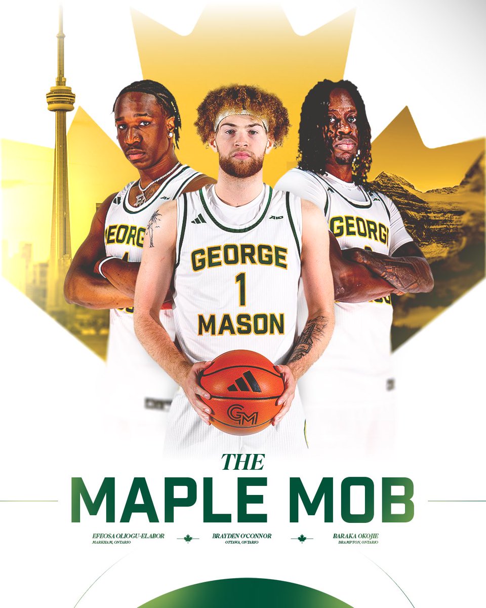 MasonMBB's tweet photo. Happy Canada Day from Mason’s Maple Mob 🏀🇨🇦

#PatriotPressure https://t.co/dZAlsOj7y0
