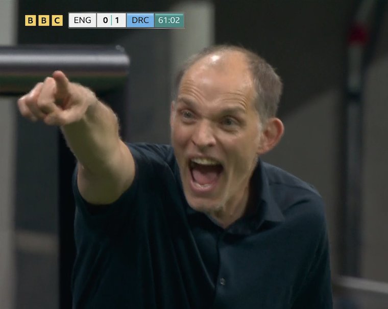 Rosgbbimhq's tweet photo. Tuchel now 20+ mins from saving his job.
#ENGCOD #EnglandVsDRCongo #EnglandDRCongo #WorldCup2026 #FIFAWorldCup #ThreeLions #Leopards #England #DRCongo #CODENG #RoundOf32 https://t.co/HEQtfvH0j6