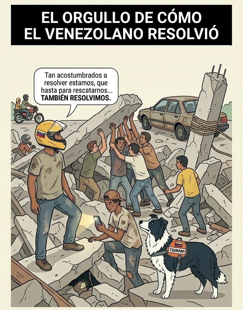 MigMar_'s tweet photo. Hay momentos durante el día en que lloro, siento tanta tristeza y dolor, luego Dios toma el control y llena mi mente y mi corazón de fortaleza.

Que Dios bendiga a cada rescatista, cada voluntario que, a pesar de las limitaciones, han SALVADO VIDAS.

¡Dios bendiga a Venezuela! 🇻🇪 https://t.co/h6O5XzXm6Z