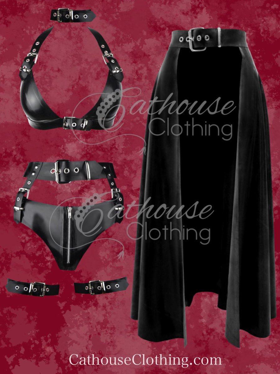 cathouseclothes's tweet photo. Latex Vixen Collection

https://t.co/AYzSrUZQ6i
￼
Vixen Buckle choker
￼
Vixen Buckle Bra
￼
Vixen Buckle Pants
￼
Vixen Buckle Thigh Straps
￼
Vixen Maxi Cover-up Skirt https://t.co/Myew5wLlsd