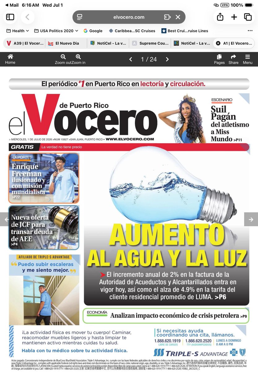 dreugeniomatias's tweet photo. ¿Te van a aumentar la luz otra vez? Agradece al PPD y a Alejandro García Padilla, que firmó la Ley 57-2014. Esa ley creó el regulador “independiente” y reorganizó la tarifa, manteniendo las cláusulas del ajuste de combustible que hoy nos suben la factura.

Como siempre, el PPD metiéndole la mano en el bolsillo a los trabajadores puertorriqueños. 

#AumentoLuz #Ley5714 #PPD #GarcíaPadilla #FacturaCara #EnergiaPR #PuertoRico  #NoMasAumentos