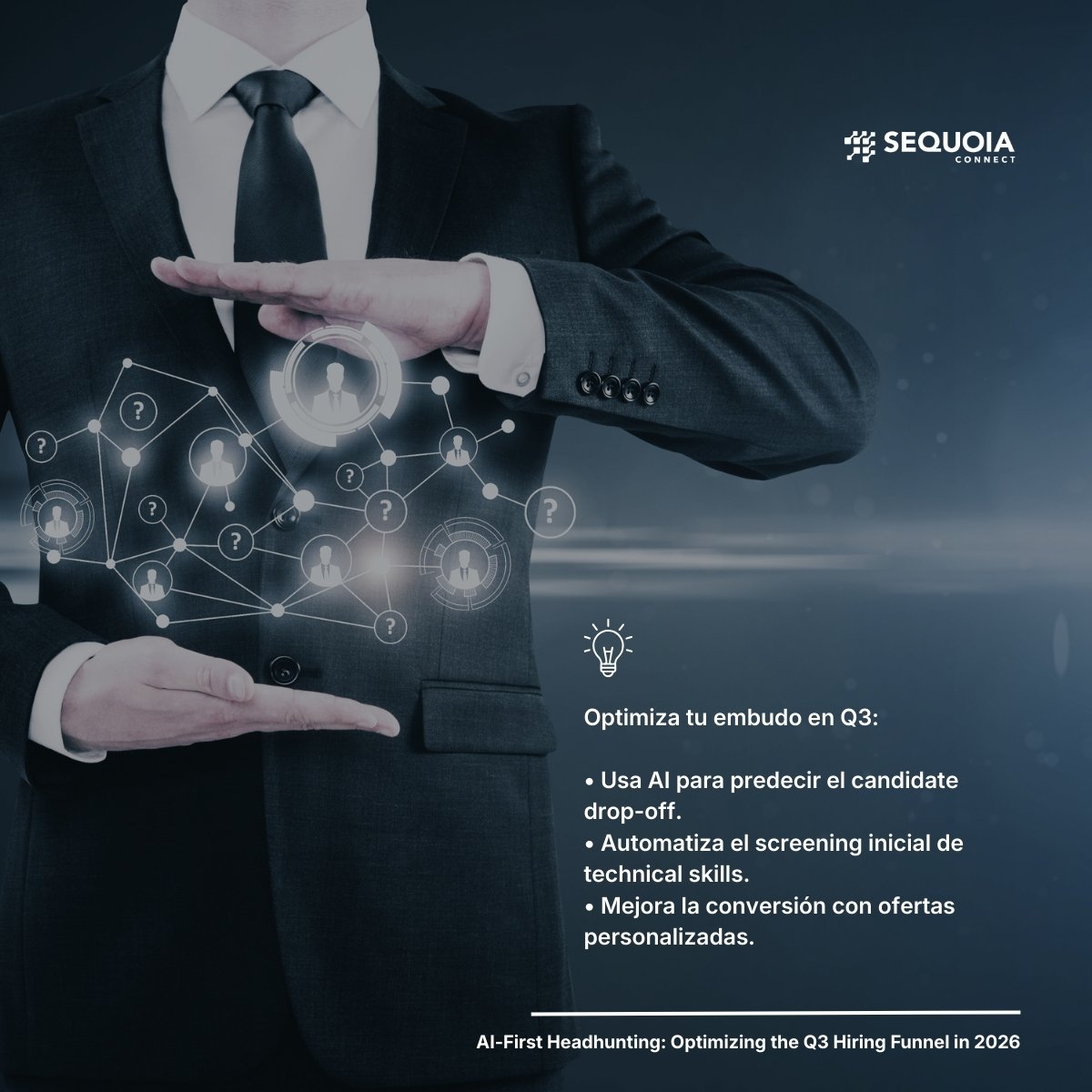 SequoiaConnect's tweet photo. Inicia el Q3 optimizando tu Hiring Funnel. Usa IA para predecir el drop-off y asegurar el mejor talento IT este 2026.
Contrata ahora: https://t.co/K3jbdr789T
#SequoiaConnect #Hiring https://t.co/j2O35ZLZty