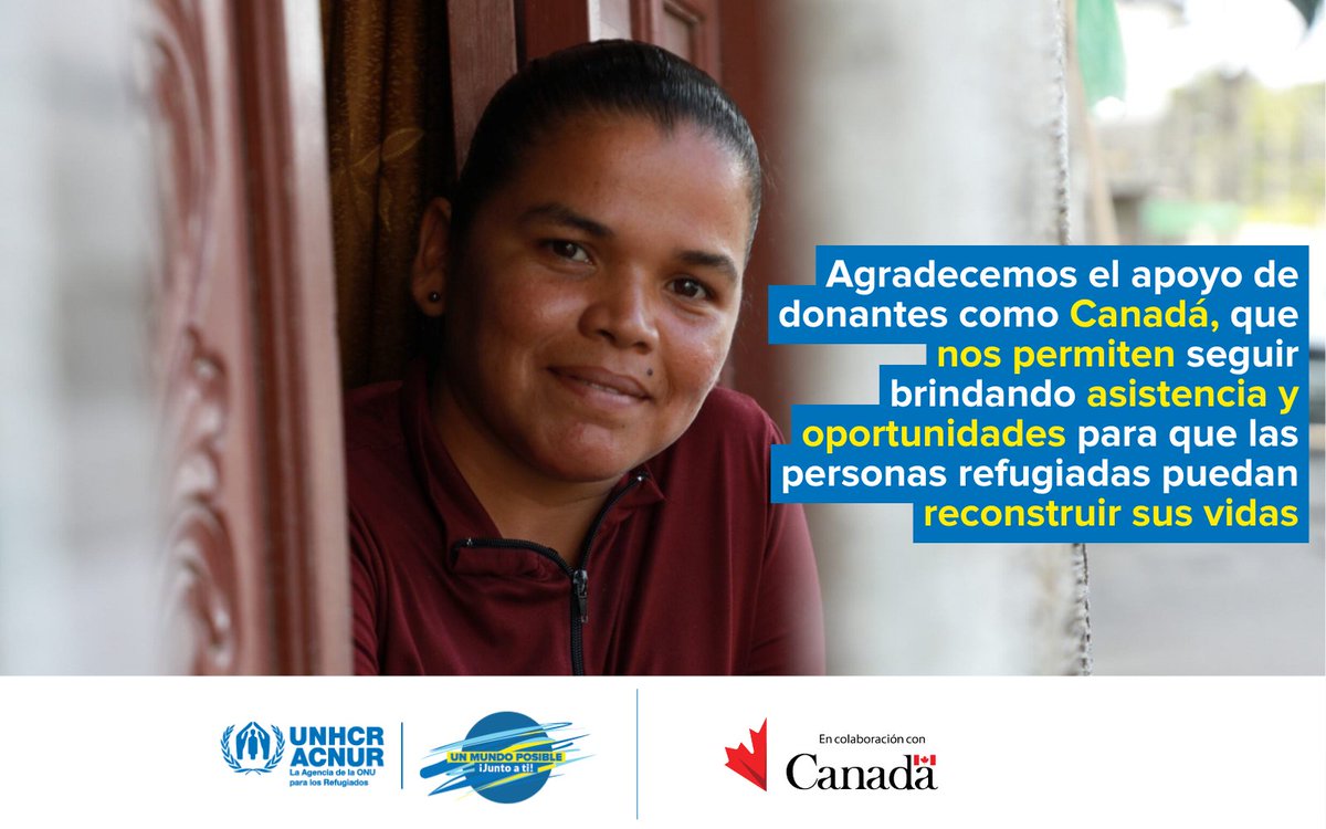 ACNUREcuador's tweet photo. En el Día de Canadá 🇨🇦, agradecemos su generoso apoyo a las personas refugiadas y desplazadas en Ecuador 🇪🇨.

Gracias a su aporte, podemos brindar protección, asistencia humanitaria y oportunidades de integración a quienes huyeron para salvar sus vidas.

@CanadaDev @CitImmCanada https://t.co/nyOlL2Z3Pm