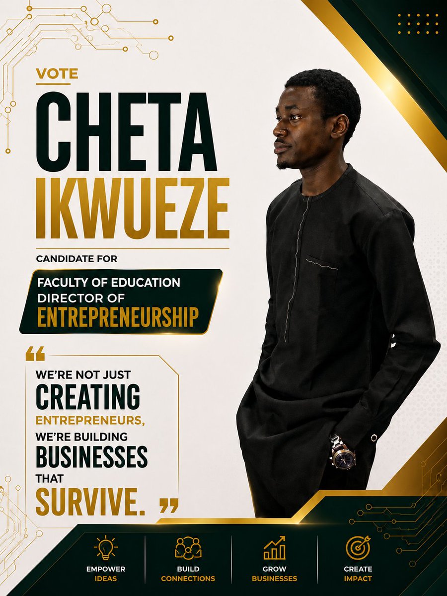 we_hate_cody's tweet photo. Vote CHETA IKWUEZE for Director of entrepreneur for the faculty of education #ifeasinachiudoka  #FacultyOfEducation #Entrepreneurship #uniabuja #faceofuniabuja https://t.co/p1PukPU4tw