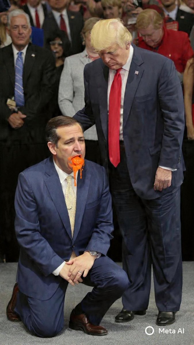 NMBAJV's tweet photo. @tedcruz Cuck Cruz making his case for 2028. https://t.co/1X9UA8tpM2