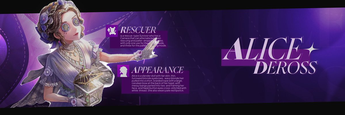 _TenHachi's tweet photo. Warmup Design using #figma 
Character in picture: #AliceDeRoss
from #IdentityV https://t.co/WEIi9iFNGQ
