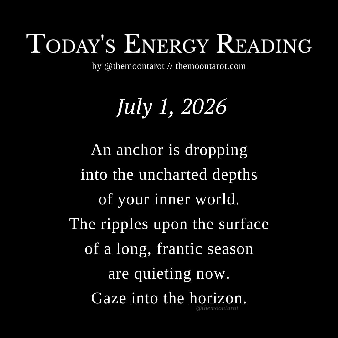 themoontarot_'s tweet photo. Today's Energy Reading: July 1, 2026 https://t.co/AkpilsXWCo