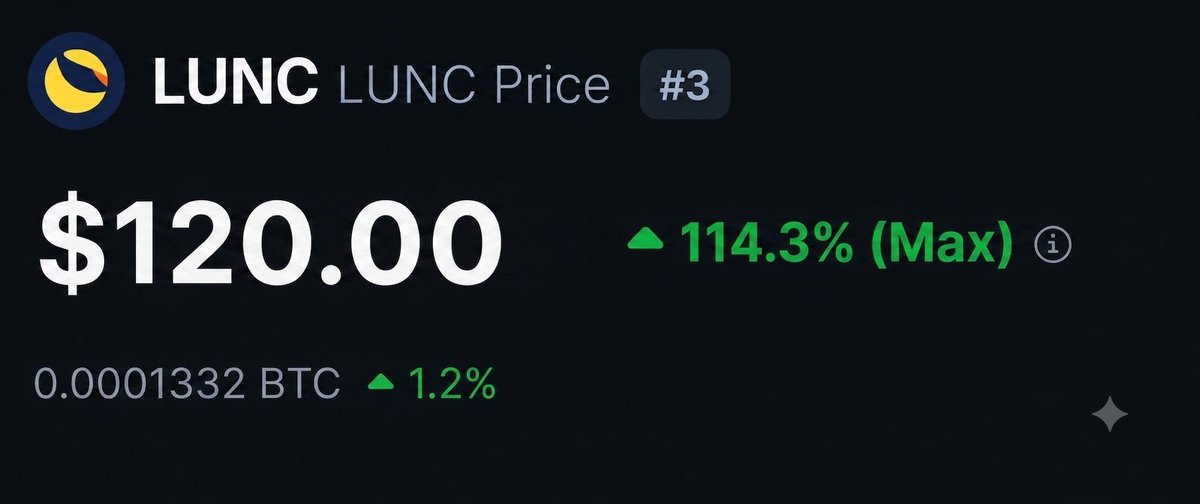 TheMoonHailey's tweet photo. What are you going to do if $LUNC GOES BACK TO $120 ? https://t.co/YXIYKxEUJH