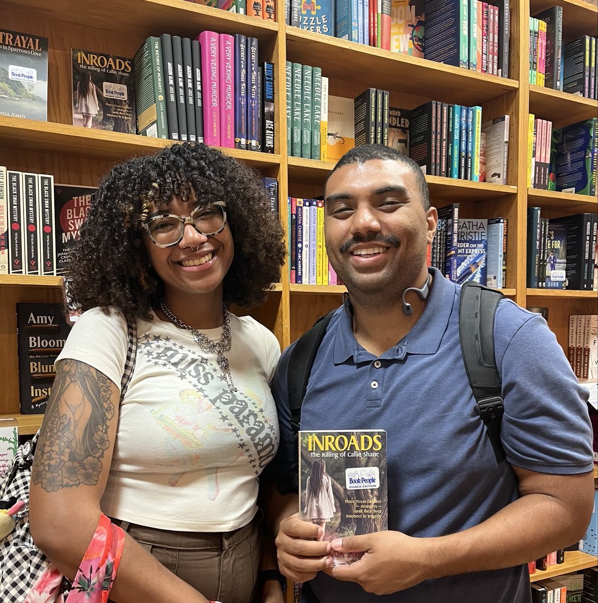 LindaAmeyAuthor's tweet photo. @VickyBall3 My favorite stress eraser is popping into #BookPeople in Austin. Sharing the spark behind my novels.
Agree wholeheartedly, @VickyBall3 Bringing a story to life is such a joy!
#suspense #readers #TheReasonIWrite
#RebeccaGrantSeries https://t.co/Hwb4Q75vwC