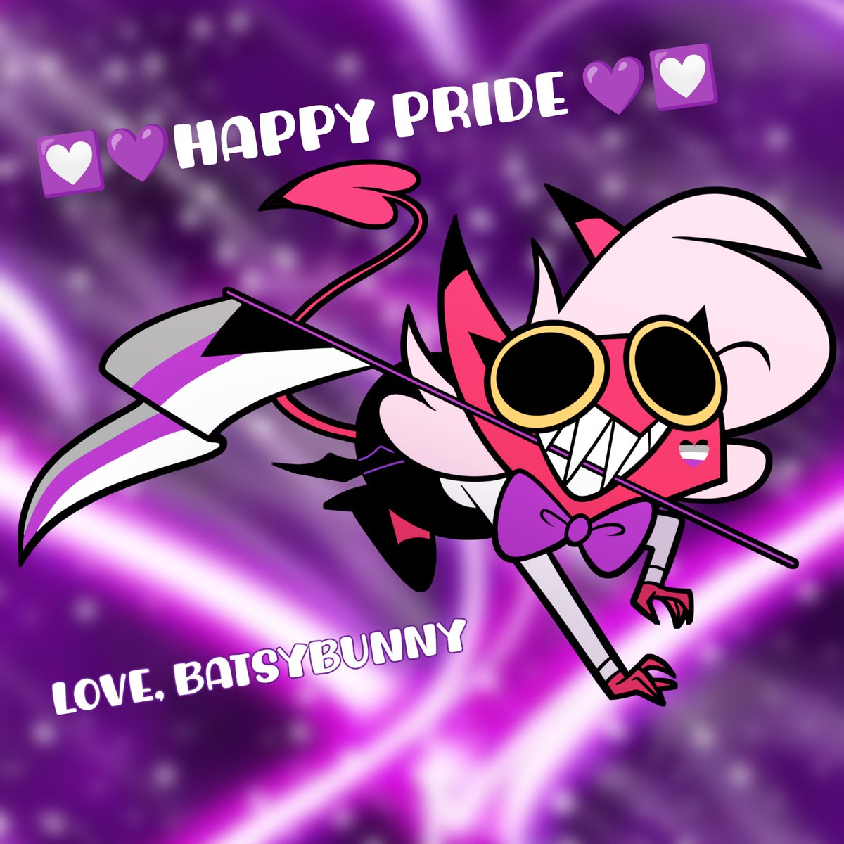 BatsyBunny's tweet photo. It was an honor to be part of the crew pride project and skitter around the parade 💟 https://t.co/ttZRAIj5rP