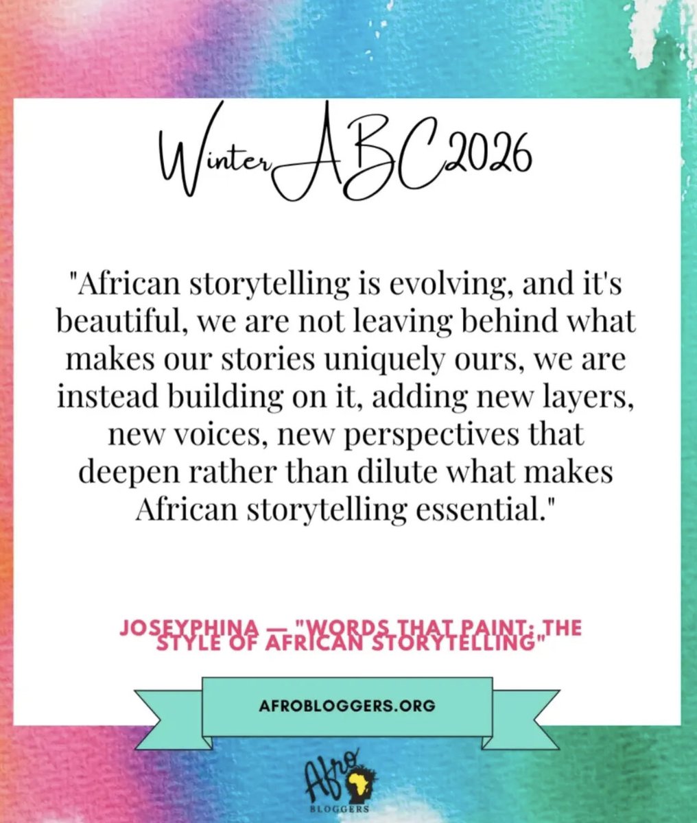 bloggers_Hub_'s tweet photo. The Afro-Bloggers WinterABC came to a finish. Congratulations to the team @AfroBloggers on 22days of raw and unfiltered African content and stories being told to those who need to hear them.
#AfricanStories #AfricanNarratives #winterabc26 #WINTERABC https://t.co/AB2bjmeMD5