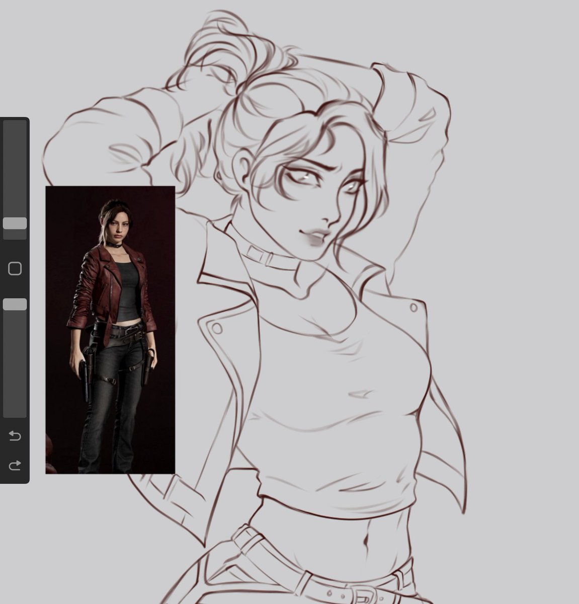 Milisaaar's tweet photo. Working on Claire Redfield from Code: Veronica #ResidentEvil #CodeVeronica #ResidentEvilCodeVeronica #ClaireRedfield https://t.co/RP8KRDz257