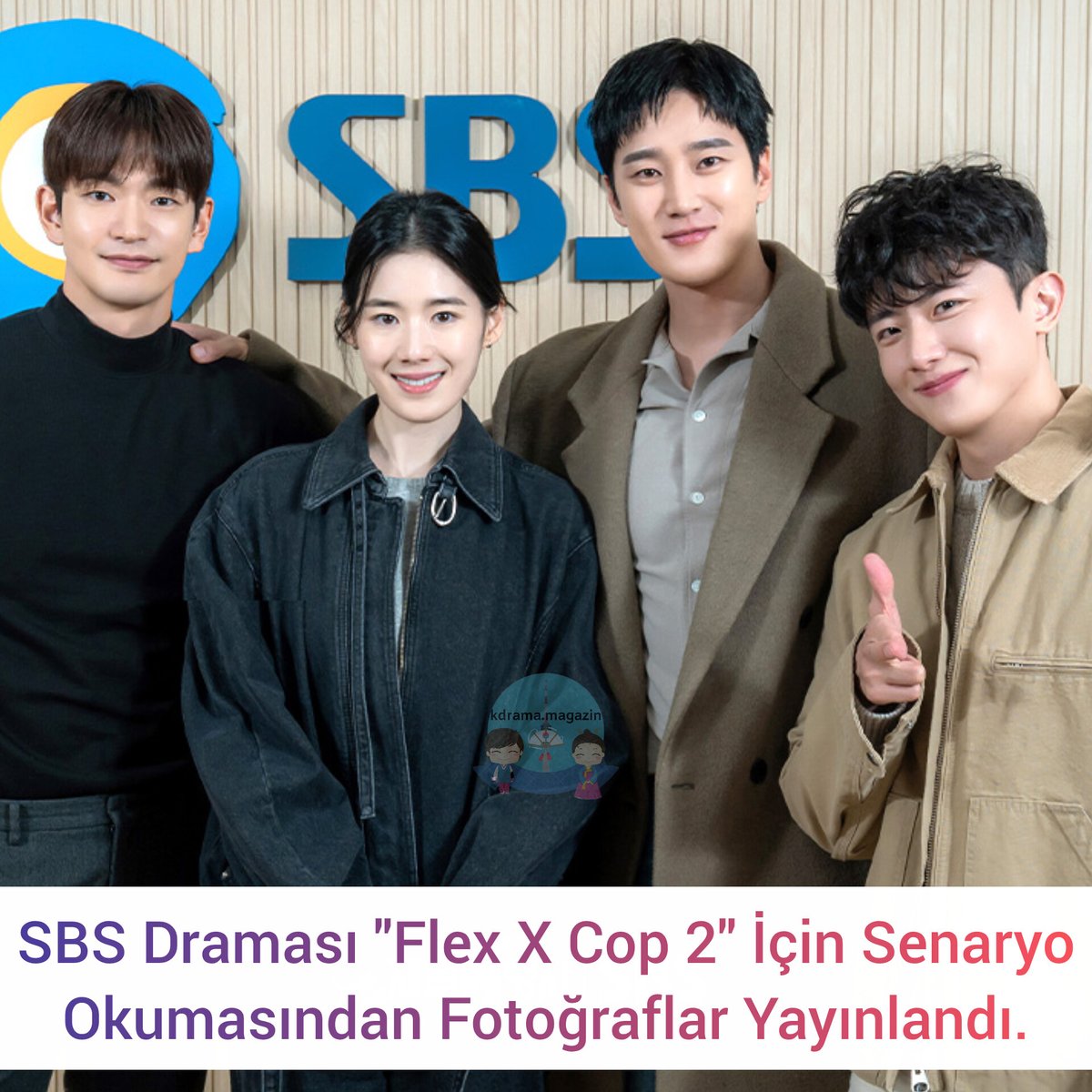 kdrama_magazin's tweet photo. SBS Draması #FlexXCop2 İçin Senaryo Okumasından Fotoğraflar Yayınlandı.
🗓7 Ağustos'ta yayınlanacak.
#AhnBohyun #JungEunchae #KangSangjun #KimShinbi #JungGahee #KimMyungsu
👉 #kdramamagazinsenaryookumaları https://t.co/plxmjA7uPE