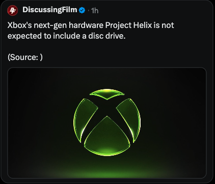 PostUp_SOG's tweet photo. PlayStation: We're going all digital by 2028, no more discs.

Media: https://t.co/euRLPCjZZH