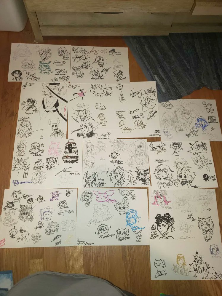 TheRealPacTV's tweet photo. Thank You Again to everyone in Artist Alley at #Evo2026 
Yall were Amazing! If you wanna see these up close, im gonna post those below, and then I will tag as many people as possible! If I miss anyone I'm so sorry! https://t.co/xgH02VsBQV