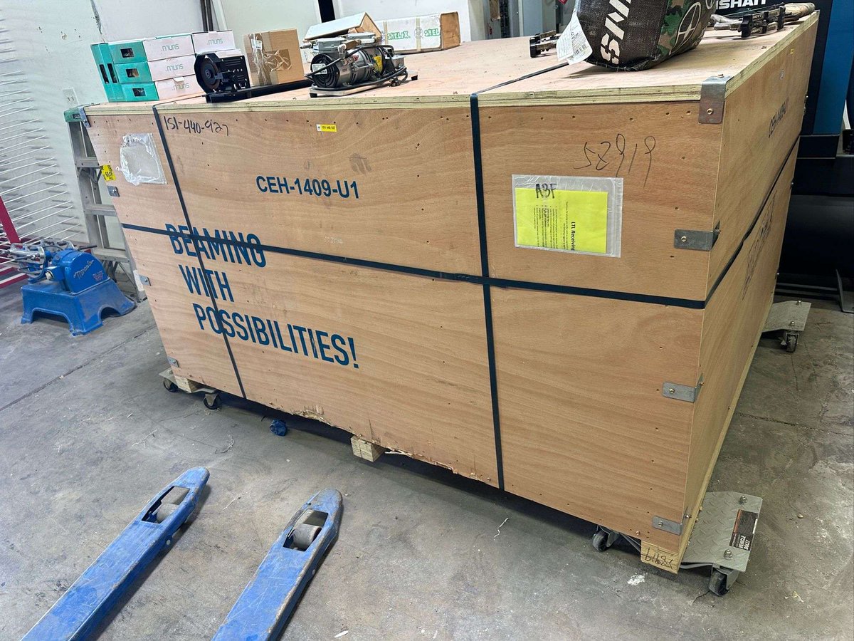 SierraAuction's tweet photo. Industrial &amp; Medical Equipment Auction Located in Mesa, AZ! Begins Closing July 14th at 5pm MST! Featuring Omtec Pro 3655 150W CO2 Hybrid Laser Cutter And Engraver, Medical Equipment &amp; Supplies, Pallet Racking, and More! Bid Now at https://t.co/x142yPH09Q https://t.co/Tj5tOVGXQL