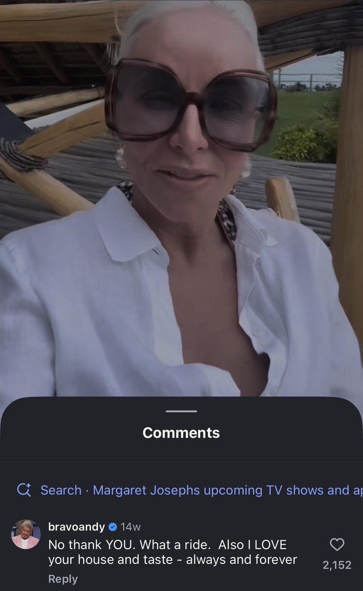 sunny66878's tweet photo. Andy’s response to a fired housewife vs a housewife who walked away😉🤭 #RHONJ #RHORI https://t.co/9GxSSch6EX