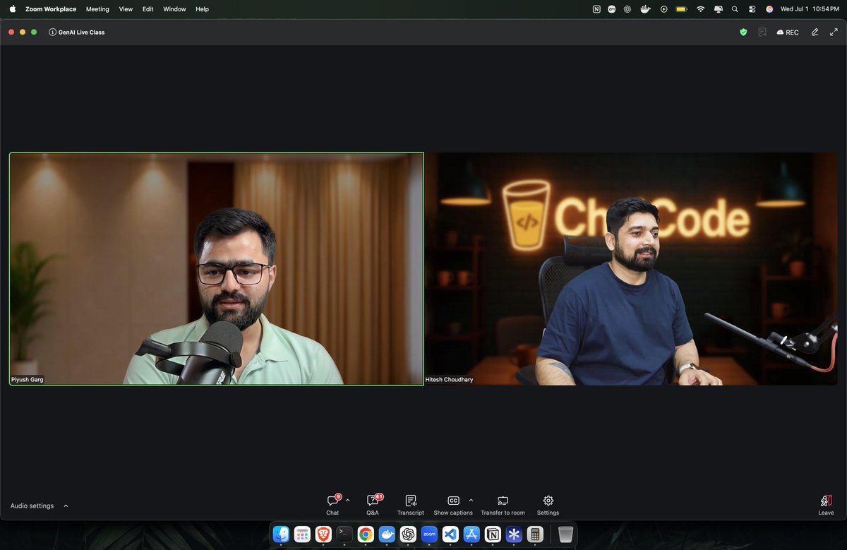 mohammed_devs's tweet photo. Day 2 of the Gen AI Cohort 
What I learned today -
• System Prompts
• Zero-shot, Chain of Thought &amp; Few-shot Prompting
• AI Agents
• Loop Engineering (build your own AI Agent)
• Harness Engineeing

Bonus: Piyush Sir Taught - “How to Manipulate Ai?” 
#chaicode @ChaiCodeHQ https://t.co/itOjpaTazo