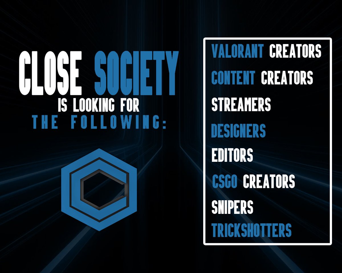 CloseSociety's tweet photo. Who wants to be in the Society? Drop your stuff down below. 👇 

#OurSociety https://t.co/ch4Fu11rRe