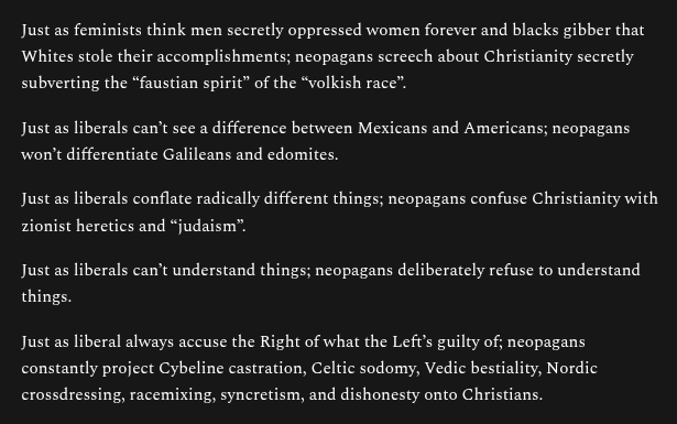 howlinghowler_'s tweet photo. >Deliberate misunderstanding 
Exactly how liberals and "jews" act.

Read Nordic Rabbinicism today ⬇️ https://t.co/tbwyhEvXxU