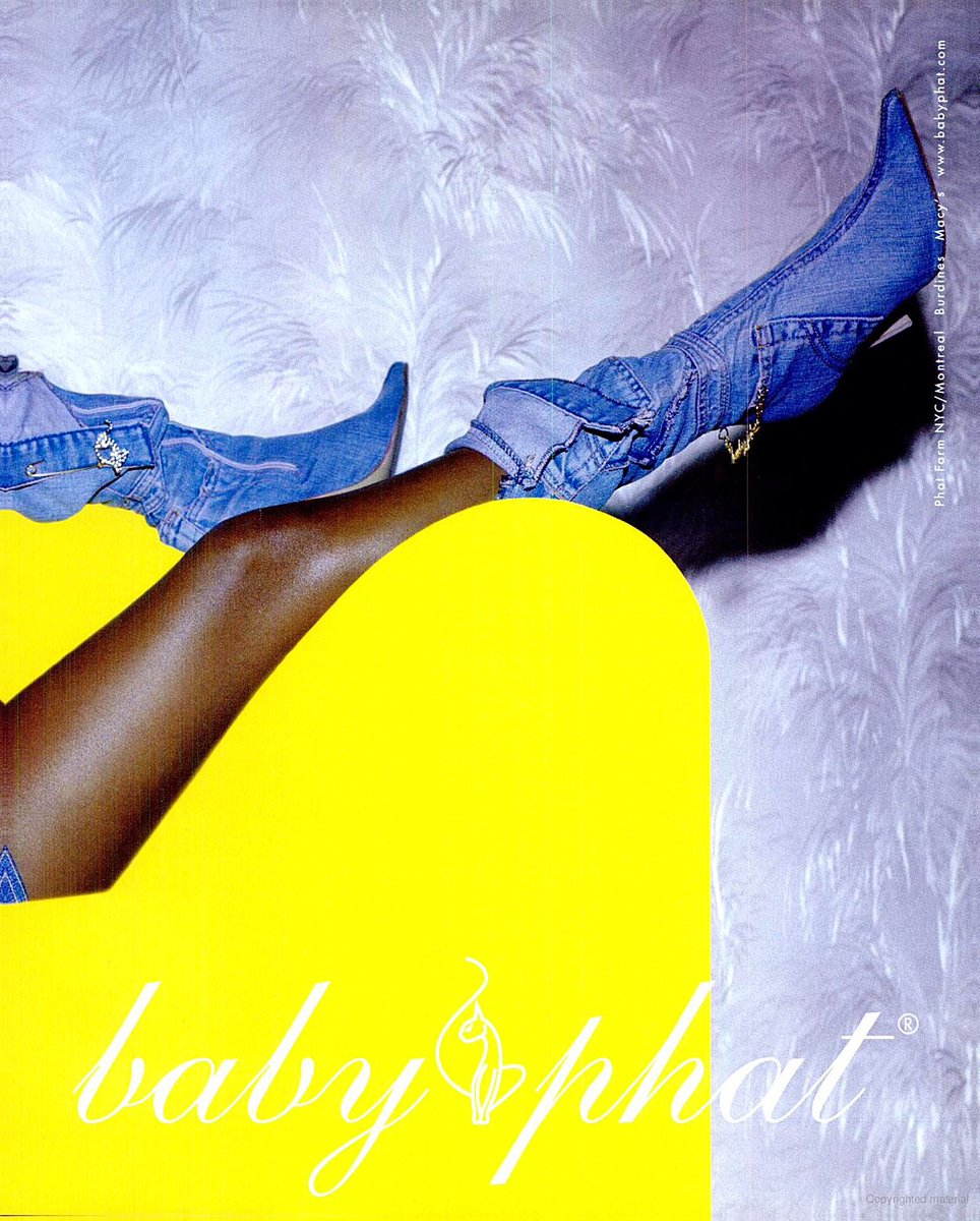 mahogany_mamii's tweet photo. Carla Maria for Baby Phat by Kimora Lee Simmons (S/S, 2002). https://t.co/vCWUe9rRN4