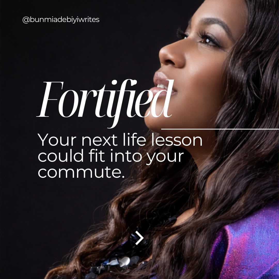 BunmiAdebiyi_'s tweet photo. Don't underestimate a small book.
FORTIFIED: Life Lessons is a mini-book packed with practical wisdom you can carry wherever you go.
Available now on Amazon.
#FortifiedBook #WisdomOnTheGo #bunmiadebiyi https://t.co/JqNLX2wixS