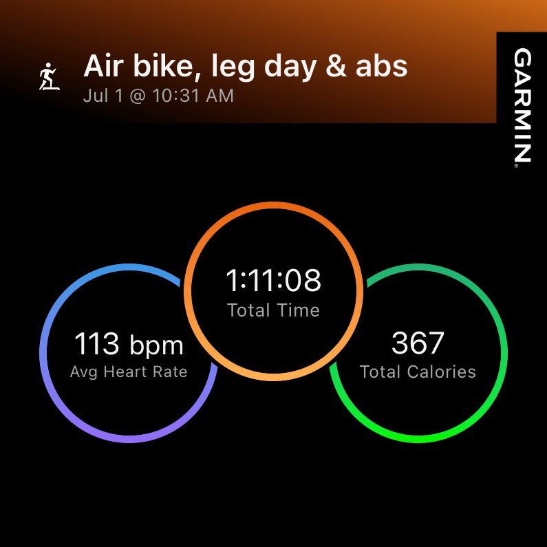 jambzecdn's tweet photo. Solid Canada Day session of air bike, legs &amp; abs✔️! #TrueNorthStrongAndFree
🇨🇦💪🏾❤️ https://t.co/8B7BnaJN7o