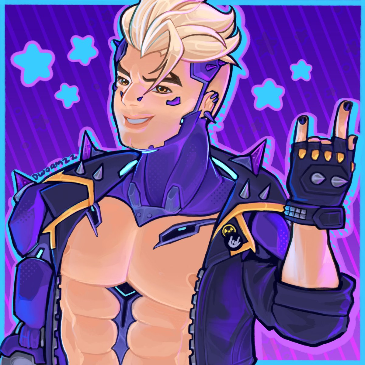 Bubblesssszzs's tweet photo. #Hazard commission I just finished!! #Overwatch https://t.co/Yln6qsYB1a