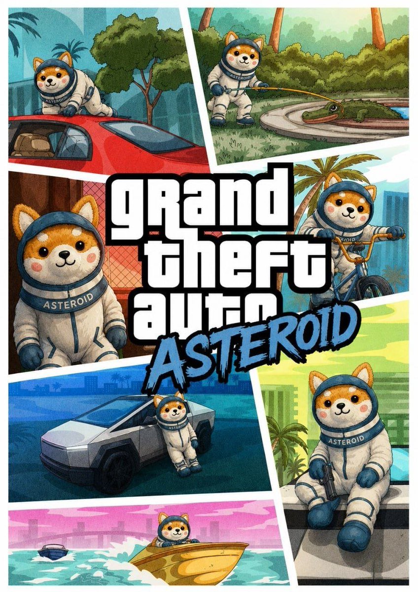 AsteroidCoinOG's tweet photo. POV: You're about to play GTA VI as the best character.🐶 https://t.co/Y28htnoAYX