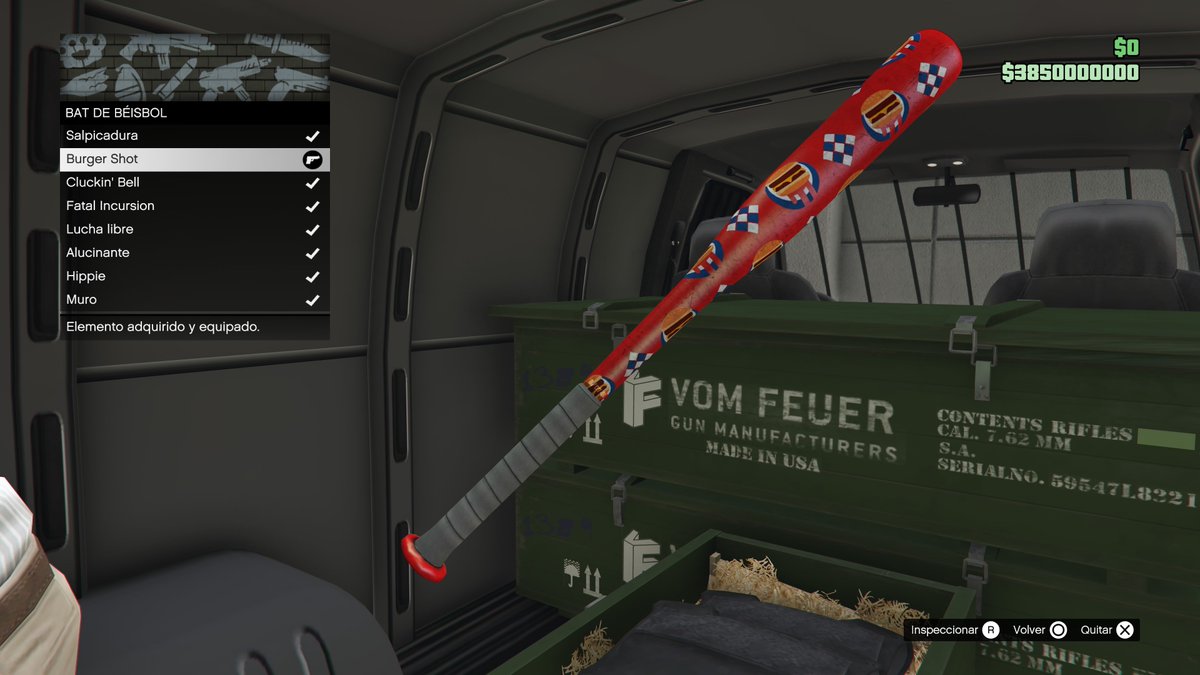 GT_001's tweet photo. #GTAOnline Diseños especiales de armas - Bat de béisbol (1/2) https://t.co/nAjKxKQP6F